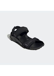 Outdoorsandale adidas terrex "HYDROTERRA", Damen, Gr. 39, schwarz (core schwarz, core schwarz, grau four), Synthetik, Textil, Schuhe Outdoorsandale