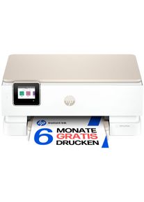 HP Multifunktionsdrucker "Envy Photo 7230 (B63JVB)", wei&szlig;, B:46cm H:19,05cm T:38,3cm, Drucker, 6 Probemonate HP Instant Ink erhalten bis 31.07.2026, Multifunktionsdrucker