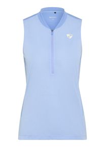 Radtrikot Ziener "NIKOLETTA-Z", Damen, Gr. 42, blaubell, Obermaterial: 85% Polyester, 15% Baumwolle. Obermaterial 2: 86% Polyester, 14% Baumwolle, Trikots Radtrikot