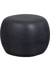 Beistelltisch Woood "Pebble Fiberclay in Betonoptik mit organischer Rundung", anthrazit, B:50cm H:35cm T:50cm, Tische, Beistelltisch, Tragkraft 90 kg, Glasfaser-Ton-Gemisch, offene Materialstruktur