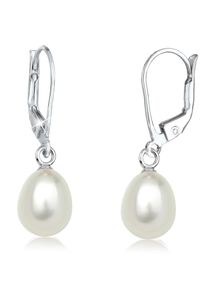 Paar Ohrh&auml;nger Elli "Ohrringe S&uuml;&szlig;wasserzuchtperle Basic Klassisch 925 Silber" Gr. 20, silber, Ohrringe, Damen, Silber 925 (Sterlingsilber), Paar Ohrh&auml;nger