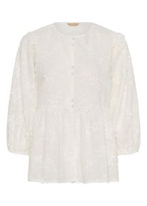 Langarmbluse Culture "Langarm-Bluse CUmoni", Damen, Gr. XL, spring gardenia, Obermaterial: 100% Baumwolle CO., Blusen Langarmbluse