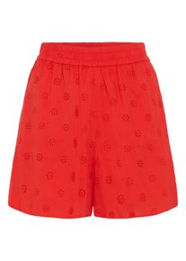 Shorts Kaffe "Shorts KAfiona", Damen, Gr. 42, N-Gr, rot (poppy rot), Obermaterial: 100% Baumwolle CO., Hosen Shorts