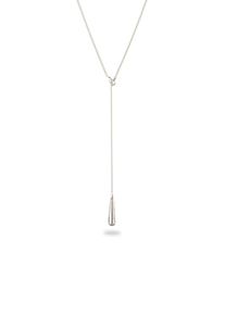 Y-Kette Elli "Halskette Y-Halskette Tropfen mit Kristall von Swarovski(R) Wei&szlig;, 925 Sterling Silber" Gr. 60, silber, Halsketten, Damen, Silber 925 (Sterlingsilber), Y-Kette