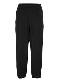 Stoffhose Kaffe "Casual Hose KAsigna", Damen, Gr. 42, N-Gr, schwarz (schwarz deep), Obermaterial: 100% Polyester PES., Hosen Stoffhose