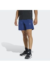 Shorts adidas Performance "WE BAS MEL SHO", Herren, Gr. XXL, L-Gr, dunkelblau melange, innenbeinl&auml;nge ca. 23 cm, Obermaterial: 100% Polyester, Hosen Shorts