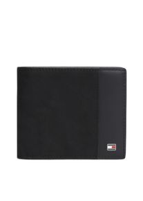 Geldb&ouml;rse Tommy Hilfiger "TH SOHO CC AND COIN", Damen, schwarz, Leder, Kleinlederwaren Geldb&ouml;rse, Unisex Geldbeutel, Portemonnaie mit Logoschriftzug, zum Klappen
