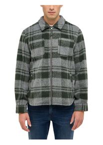 Outdoorjacke Mustang "Herren Style Philo", Herren, Gr. XL, grau (bunt), Twill, 100% Polyester, regular fit, Jacken Outdoorjacke