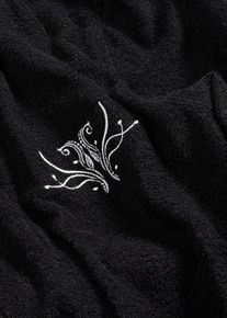 Frott&eacute;badrock - svart - storlek 56/58 (3XL) - bonprix