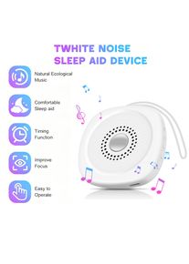 White Noise Sound Machine with 10 Soothing Sounds Sleep Aid for Babies Kids Adults Help Sleep Night Relax Pressure Relief Device