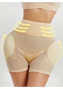 Women's Padded Panties With Removable Sponge Inserts, Butt Lifter Hip Enhancer Shapewear Shorts, Tummy Control Body Shaper, Tight-Fitting