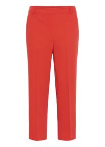 Marlene-Hose Kaffe "Hose KAsakura", Damen, Gr. 44, N-Gr, poppy rot, Obermaterial: 77% Polyester Pol. recyc.. 18% Viskose CV. 5% Elasthan EL., Hosen Marlene-Hose