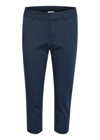 Marlene-Hose Kaffe "Hose KAlea", Damen, Gr. 40, N-Gr, blau (midnight marine), Obermaterial: 38% Polyester PES. 30% Baumwolle CO. 30% Viskose CV. 2% Elasthan EL., Hosen Marlene-Hose