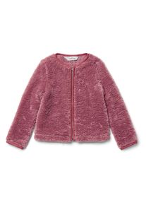Tchibo - Kinder-Glitzer-Pl&uuml;schjacke - M&auml;dchen - Gr. 110/116 - rosa