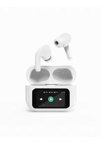 Gembird BT TWS in-ears with LCD display and ANC - Wei&szlig;