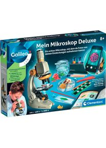 Experimentierkasten Clementoni "Galileo, Mein Mikroskop Deluxe", wei&szlig;, neutral, Experimentierk&auml;sten, Kinder, Experimentierkasten