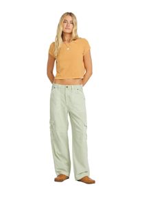 Cargohose Billabong "Walk Along", Damen, Gr. 29L, gr&uuml;n (pistachio), Obermaterial:100% Baumwolle., Hosen Cargohose
