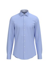 Businesshemd Seidensticker "Schwarze Rose", Herren, Gr. L (41), normale &Auml;rmell&auml;ngen, hellblau, 100% Baumwolle, unifarben, skinny fit, 2-Knopf-Manschette, Hemden Businesshemd, X-Slim 1/1 Kentkragen Uni