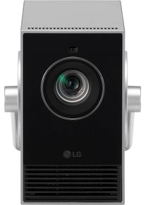 LG Beamer "CineBeam Q Laser 4K Projektor", silber, B:8cm H:13,5cm T:13,5cm, Beamer, Beamer