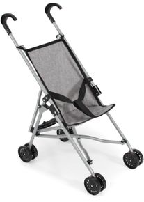 Bayer Chic 2000 Puppenbuggy CHIC2000 "Mini-Buggy", grau (melange grau), Puppenwagen, KinderB:28cm H:55cm T:51cm, Kunststoff, Polyester, Stahl, Puppenbuggy, B:28cm H:55cm T:51cm