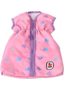 Bayer Chic 2000 Puppen Schlafsack CHIC2000 "Brombeere", lila (herzchen lila), Puppenausstattungen, KinderB:27cm H:2cm T:45cm, Polyester, Puppen Schlafsack, B:27cm H:2cm T:45cm