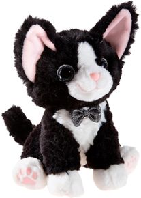 Kuscheltier Heunec "Misanimo, Katze Devon Rex", schwarz, Pl&uuml;schfiguren, KinderH:20cm, Kuscheltier, H:20cm