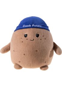 Kuscheltier Heunec "Couch Potato klein, Kuma", braun (braun, blau), Pl&uuml;schfiguren, KinderH:15cm, Kuscheltier, Made in Germany, H:15cm