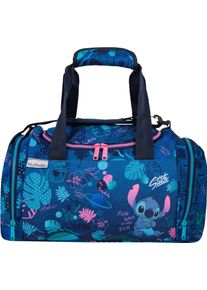 Sporttasche McNeill "Neu, Disney, Stitch", M&auml;dchen, Gr. B/H/T: 37cm x 25cm x 20cm, blau (stitch), Polyester, Taschen Sporttasche, f&uuml;r Schule, Sport und Freizeit