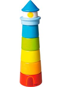 Stapelspielzeug Haba "Leuchtturm", bunt, Stapelspielzeug, Baby, Holz, Stapelspielzeug