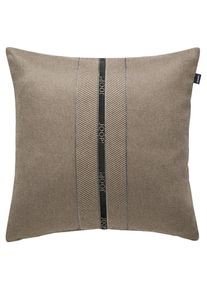 Joop! Kissenbezug, Beige, Mokka, Textil, Schriftzug, 40x40 cm, hochwertige Qualit&auml;t, Heimtextilien, Bez&uuml;ge, Kissenbez&uuml;ge