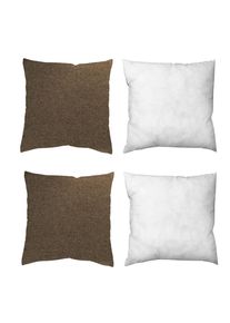 M&Ouml;BELIX M&ouml;belix , Braun , Textil , Uni , 40x40 cm , Heimtextilien, Wohntextilien, Kissen, Zierkissen