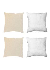 M&Ouml;BELIX M&ouml;belix , Beige , Textil , Uni , 40x40 cm , Heimtextilien, Wohntextilien, Kissen, Zierkissen