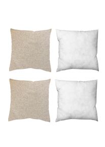 M&Ouml;BELIX M&ouml;belix , Beige , Textil , Uni , 50x50 cm , Heimtextilien, Wohntextilien, Kissen, Zierkissen