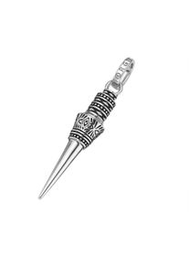 Kettenanh&auml;nger "Anh&auml;nger Pendel mit geschw&auml;rzten Ornamenten, Silber 925", silber, Giorgio Martello MILANO, Schmuckanh&auml;nger, Herren, Silber 925 (Sterlingsilber), Kettenanh&auml;nger