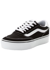 Sneaker Vans "Brooklyn LS Platform", Damen, Gr. 41, ba2, suede, canvas schwarz, wei&szlig;, Textil, Schuhe Sneaker