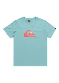 T-Shirt Quiksilver "Comp Logo", Jungen, Gr. 12(148-156cm), blau (marine blau), Obermaterial:100% Baumwolle., Shirts T-Shirt