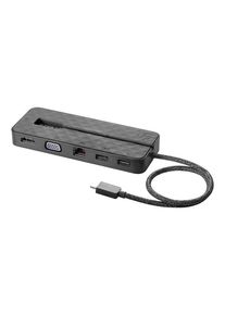 HP USB-C mini Dock - USB-C - VGA HDMI - 1GbE