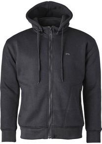 GMS-Moto Grizzly Neo Hoodie, textile jacket , color: Black , size: XL