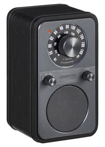 Sangean WR-9 AM/FM/Bluetooth Radio Midnight Oak - AM/FM - Mono - Eiche/Schwarz