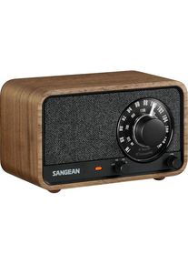 Sangean WR-8 AM/FM/Bluetooth Radio Vintage Walnut - AM/FM - Mono - Walnuss