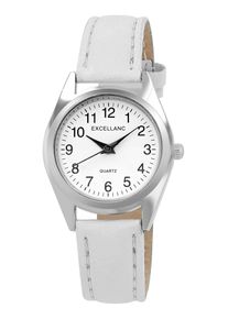 Quarzuhr Lady, wei&szlig;, Armbanduhren, Damen, Quarzuhr