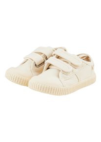 Krabbelschuh Sterntaler "Sneaker uni", Jungen, Gr. 23, beige (natur), Obermaterial: 100% Baumwolle CO., Schuhe Krabbelschuh