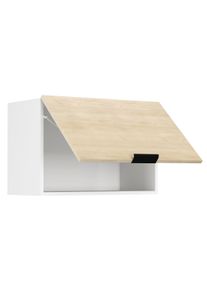 H&auml;ngeschrank Vcm "K&uuml;chenschrank B. 60 cm H&auml;ngeschrank Klappe Fasola", braun (wei&szlig;, honig, eiche), B:60cm T:31cm, Obermaterial: 100% Holz Wood., Schr&auml;nke, H&auml;ngeschrank