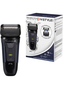 Elektrorasierer Remington "F4002 Style Series Foil Shaver F4", blau (blau, schwarz), ElektrorasiererB:6,2cm H:15,5cm T:4,1cm, Elektrorasierer, +3-Tage Bart-Aufsatz/Schutzkappe, Detailschneider, 100% wasserdicht, B:6,2cm H:15,5cm T:4,1cm