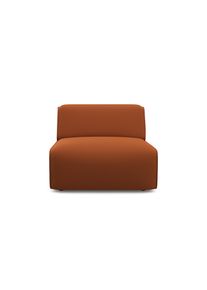 Sessel OTTO HOME "Merid Sofa-Mittel-Element, Breite: 84 cm", orange (terra), B:84cm H:70cm T:97cm, Struktur fein (100% Polyester);Samtoptik (100% Polyester);Samtcord (92% Polyester, 8% Polyamid), Sessel, Sessel, als Modul oder separat verwendbar, f&uuml;r individuelle Zusammenstellung