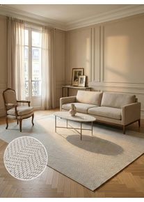 Teppich OTTO HOME "Nollan, In- und Outdoor geeignet, Balkon, Camping", cream, B:77cm H:8mm L:150cm, Kunstfaser, Teppiche, Teppich, Wetterfest & UV-best&auml;ndig, Sisal-Optik, Esszimmer, Wohnzimmer