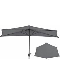 Sonnenschirm Garden Pleasure "Wandschirm", schwarz, Standschirme, Sonnenschirm, einklappbar