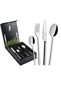 Besteck-Set "Tafelbesteck inkl. Besteckbox Ventura 24er Set silber", silber, 24, PICARD & WIELP&Uuml;TZ SOLINGEN, Essbesteck-Sets, Besteck-Set, Sp&uuml;lmaschinengeeignet