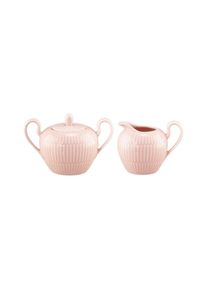 Milch- und Zuckerset Seltmann Weiden "Milch- & Zucker-Set Amina 2er Set", rosa (ros&eacute;), 2, Porzellan, Geschirr-Sets, Milch- und Zuckerset, Sp&uuml;lmaschinenfest, Mikrowellensicher, Ofenfest