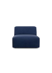 Sessel OTTO HOME "Merid Sofa-Mittel-Element, Breite: 84 cm", blau, B:84cm H:70cm T:97cm, Struktur fein (100% Polyester);Samtoptik (100% Polyester);Samtcord (92% Polyester, 8% Polyamid), Sessel, Sessel, als Modul oder separat verwendbar, f&uuml;r individuelle Zusammenstellung